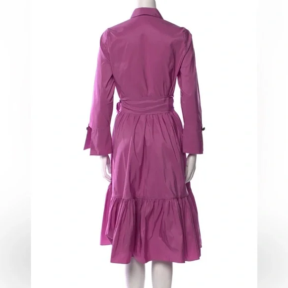 Carolina Herrera Purple Shirtdress ASO Carrie Bradshaw/SJP - Picture 6 of 16